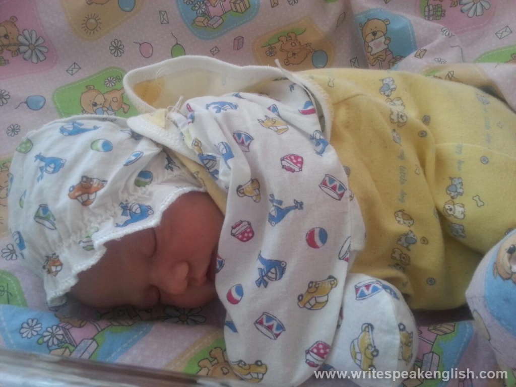 English for a baby